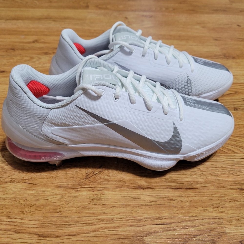 Nike Force Zoom Trout 7 Pro Metal Baseball White   CQ7224-104   Multiple Sizes